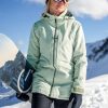 Femme Volcom Vestes De Snow | Veste 3D Stretch Shelter Sage Frost