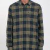 Homme Volcom Chemises | Chemise Caden Plaid Navy