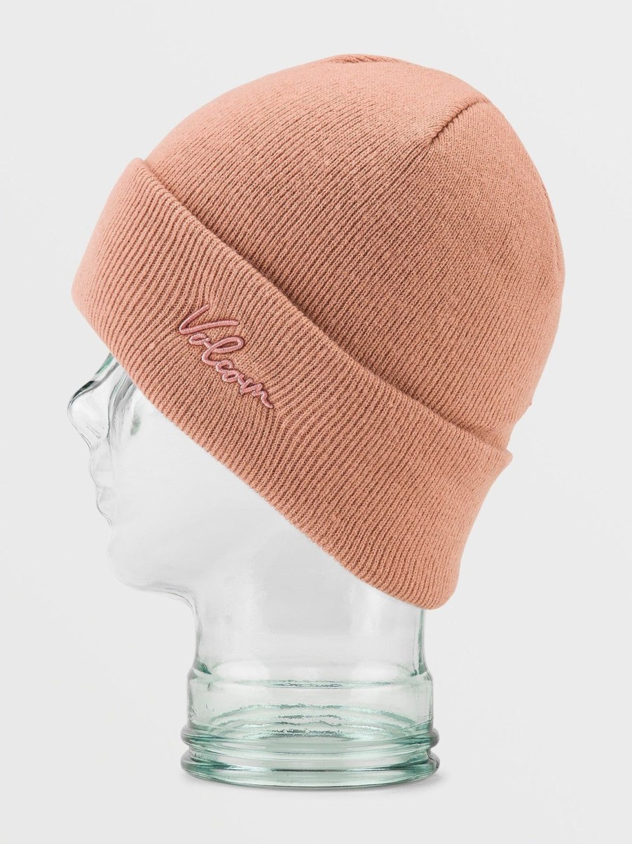 Femme Volcom Accessoires | Bonnet Fave V.Co Earth Pink