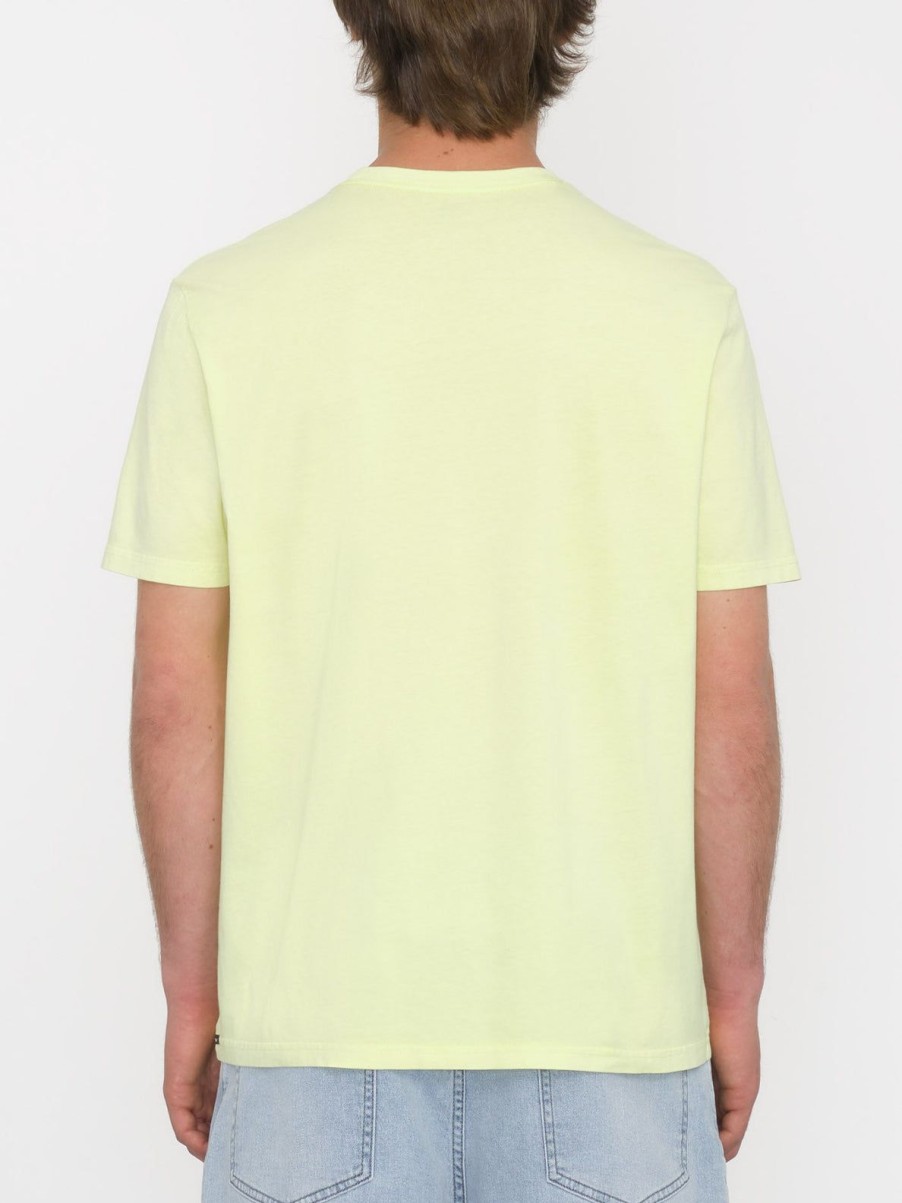 Homme Volcom T-Shirts & Polos | T-Shirt Frenchsurf Aura Yellow