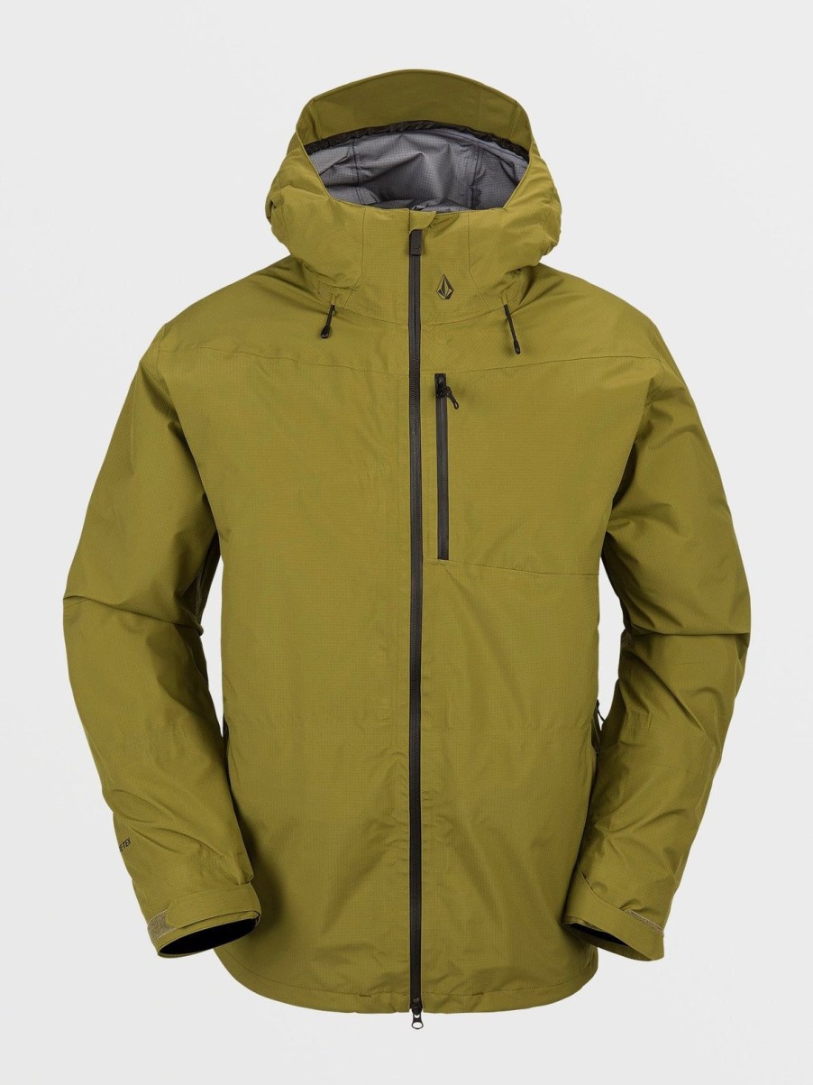 Homme Volcom Vestes De Snow | Veste Gore-Tex Arthur Proshell Moss