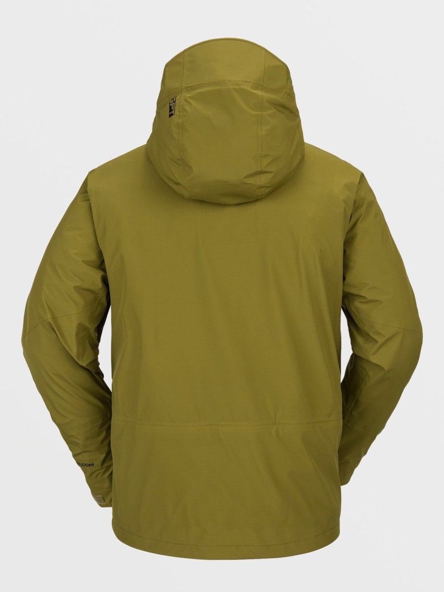 Homme Volcom Vestes De Snow | Veste Gore-Tex Arthur Proshell Moss