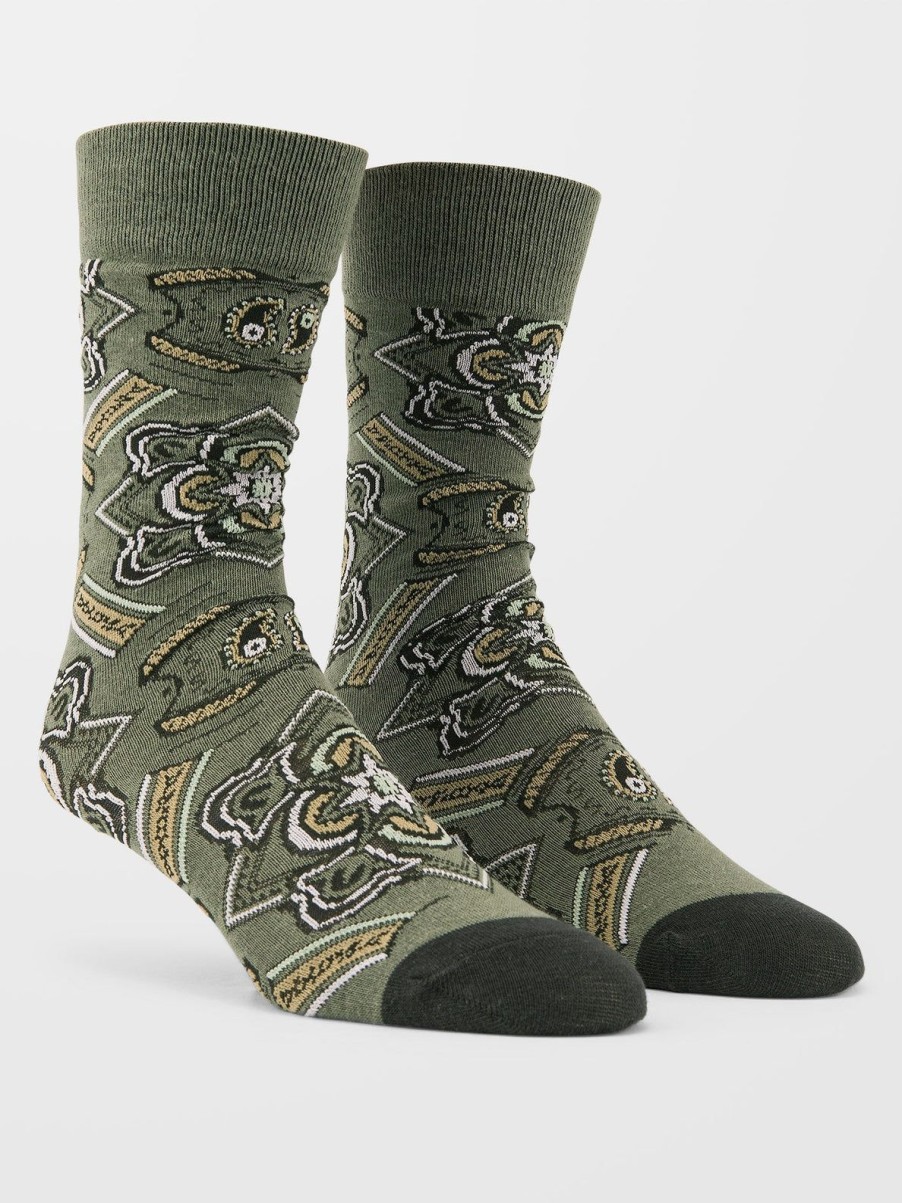 Homme Volcom Chaussettes | Chaussettes True Agave