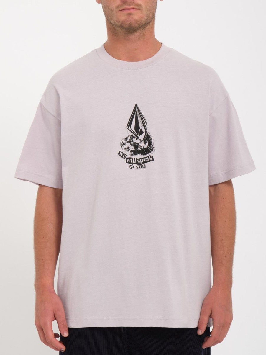 Homme Volcom T-Shirts & Polos | T-Shirt Colle Age Iris Purple