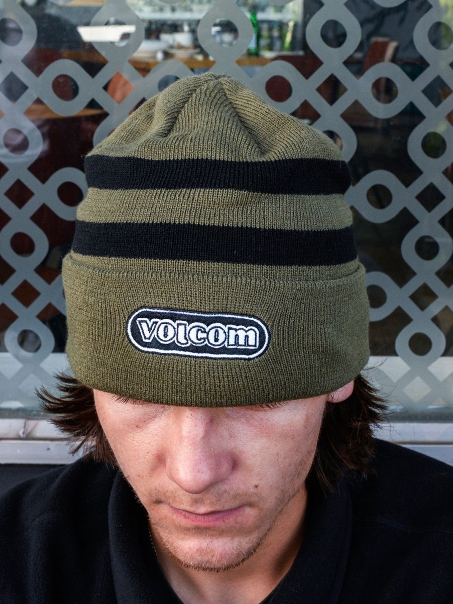 Homme Volcom Casquettes & Bonnets | Bonnet Ninetyfive Expedition Green