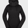 Homme Volcom Pulls Et Polaires | Sweat A Capuche Riding Hydro Black