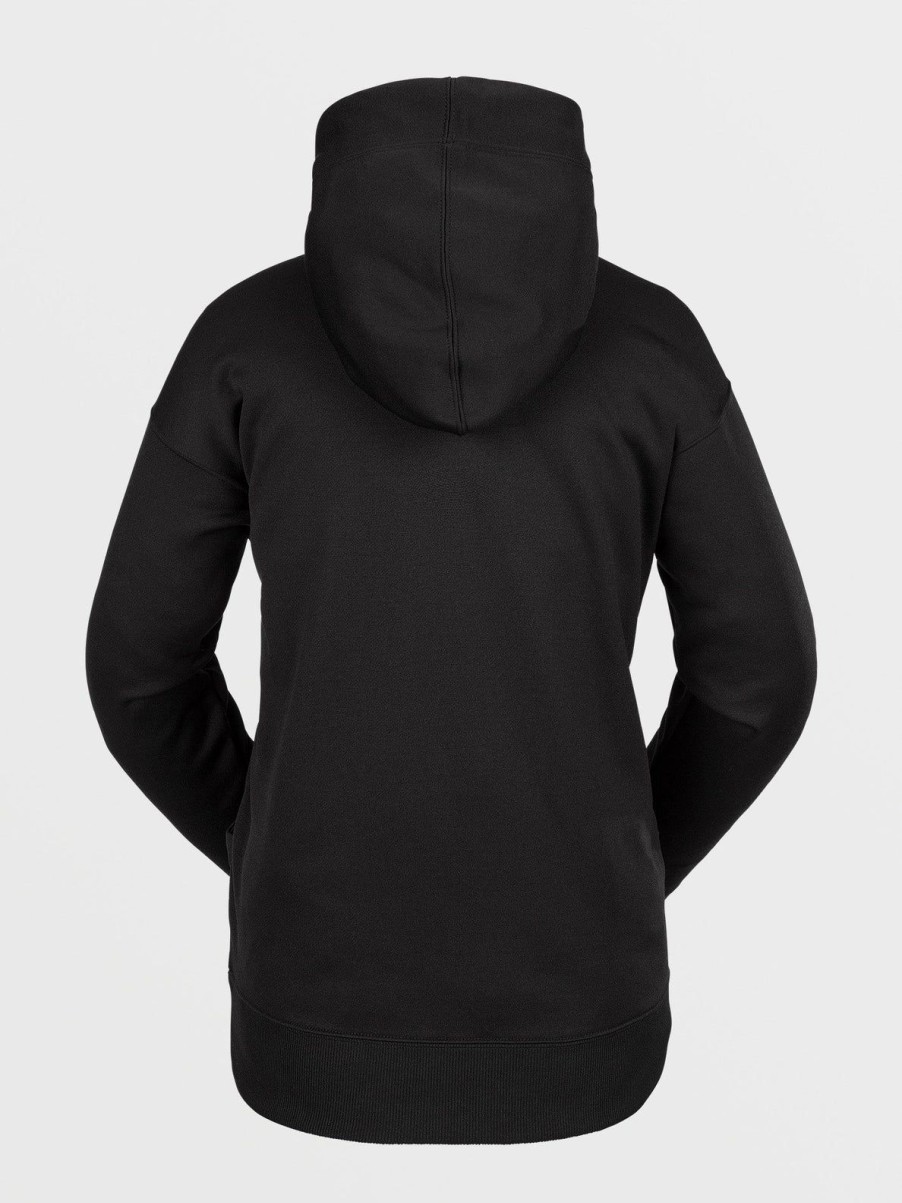 Homme Volcom Pulls Et Polaires | Sweat A Capuche Riding Hydro Black