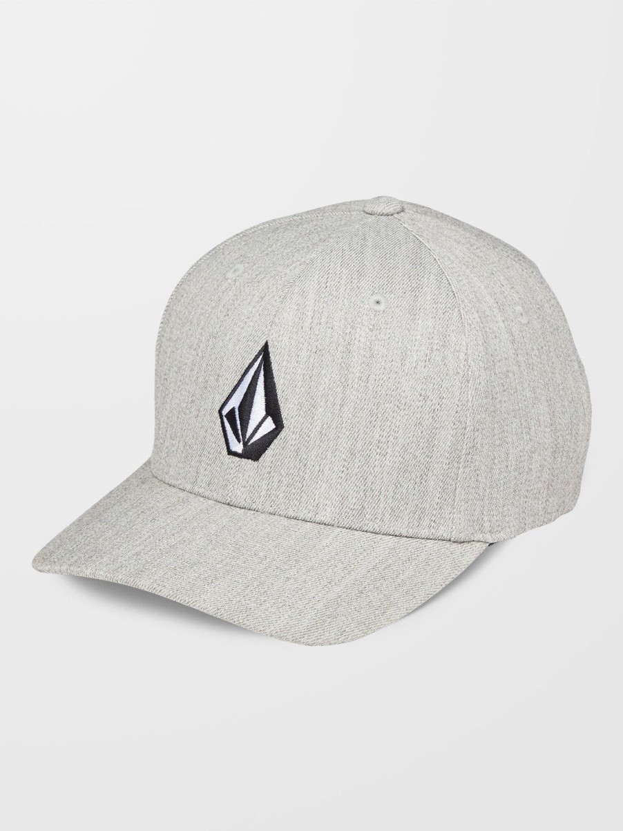 Homme Volcom Casquettes & Bonnets | Casquette Flexfit Full Stone Heather Grey Vintage