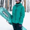 Femme Volcom Vestes De Snow | Veste Gore-Tex Koa Tds Infrared Vibrant Green