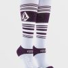 Femme Volcom Accessoires | Chaussettes Tundra Tech Lilac Ash