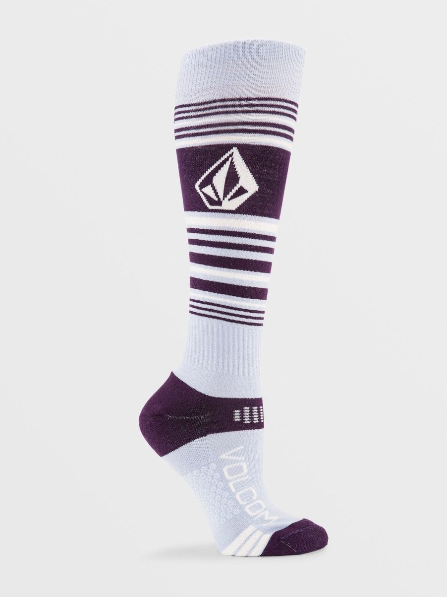 Femme Volcom Accessoires | Chaussettes Tundra Tech Lilac Ash