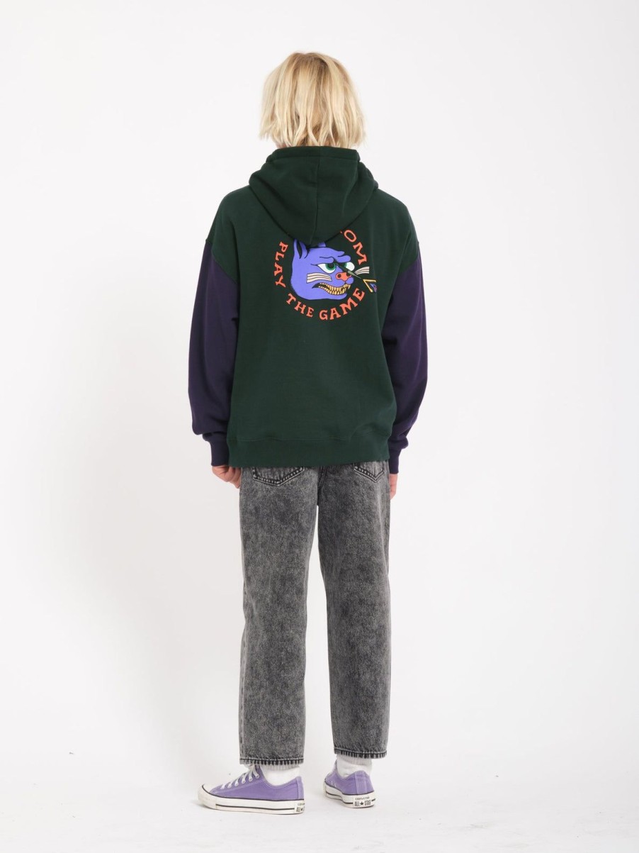 Garcons Volcom Sweats | Sweat A Capuche Nando Von Arb (Enfant) Ponderosa Pine