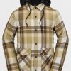 Homme Volcom Vestes De Snow | Veste Insulated Riding Flannel Khakiest