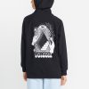 Femme Volcom Sweats | Sweat A Capuche Truly Stoked Black