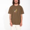 Homme Volcom T-Shirts & Polos | T-Shirt Arthur Longo 1 Dark Earth