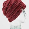 Homme Volcom Casquettes & Bonnets | Bonnet En Maille Rav Maroon