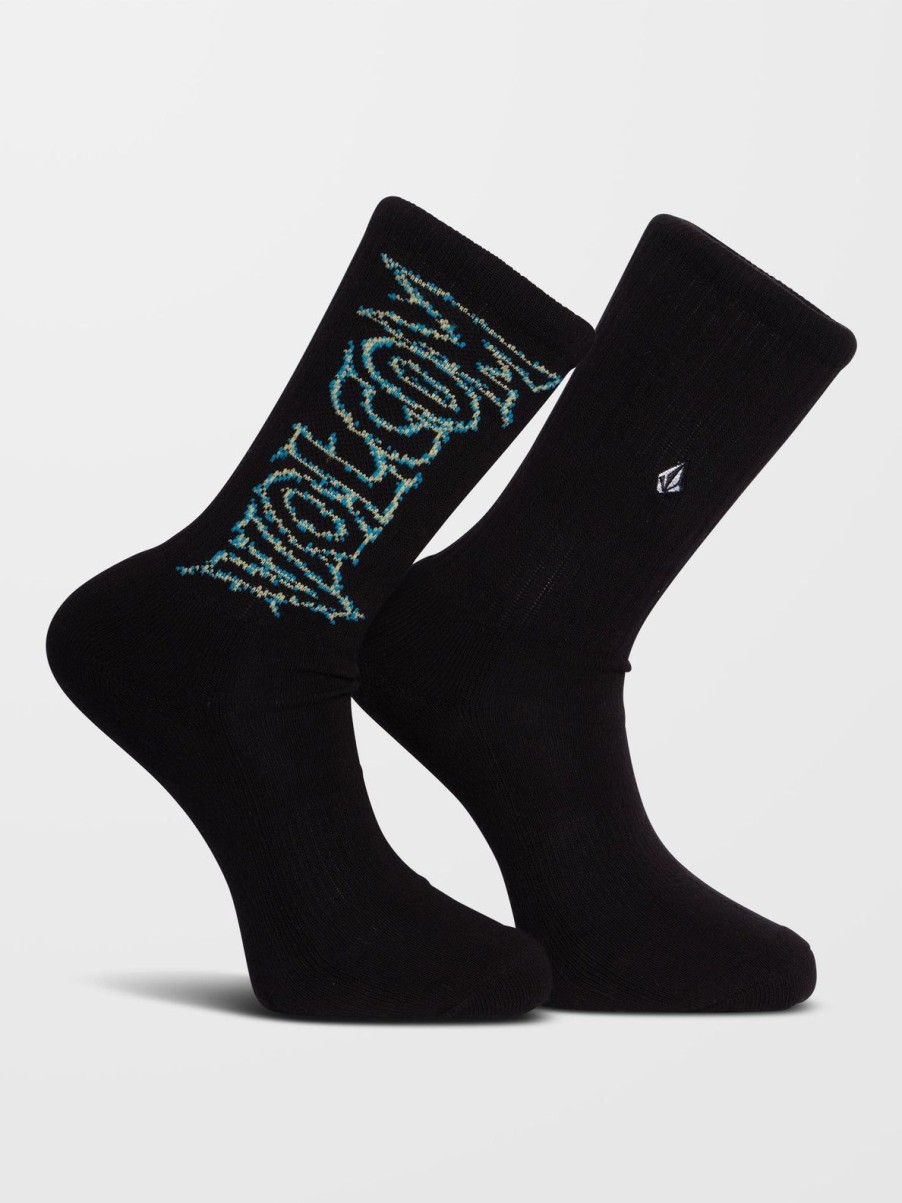 Homme Volcom Chaussettes | Chaussettes Max Sherman Black