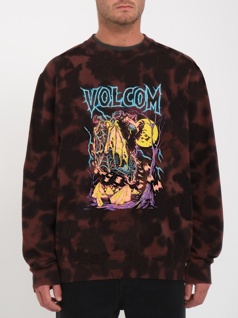 Homme Volcom Sweats | Sweat Max Sherman Bitter Chocolate