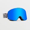 Homme Volcom Masques De Snow | Masque De Snow Odyssey Jamie Lynn (+ Ecran Bonus Yellow Chrome) Blue Chrome