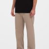 Homme Volcom Pantalons & Chinos | Pantalon Frickin Regular Stretch Khaki