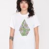 Femme Volcom T-Shirts & Debardeurs | T-Shirt Radical Daze White