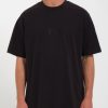 Homme Volcom T-Shirts & Polos | T-Shirt Ripple Stone Black