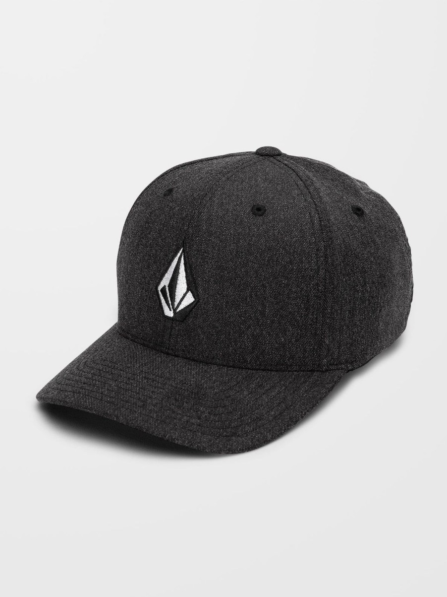 Homme Volcom Casquettes & Bonnets | Casquette Flexfit Full Stone Heather Charcoal Heather