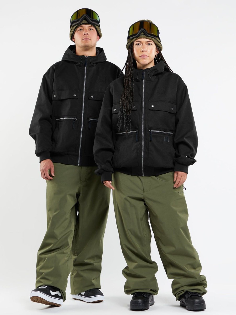 Homme Volcom Pantalons De Snow | Pantalon Volcom X Dustbox Military