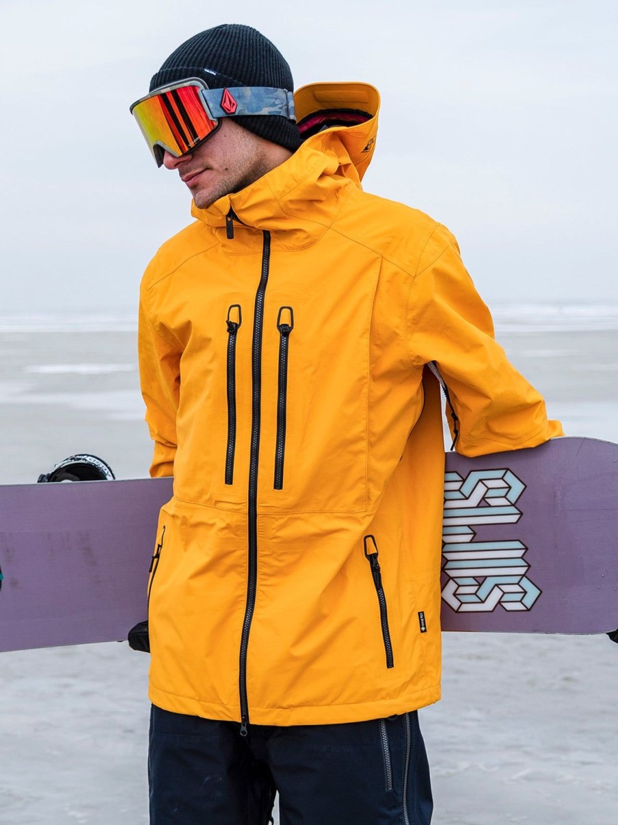 Homme Volcom Vestes De Snow | Veste Gore-Tex Guide Gold