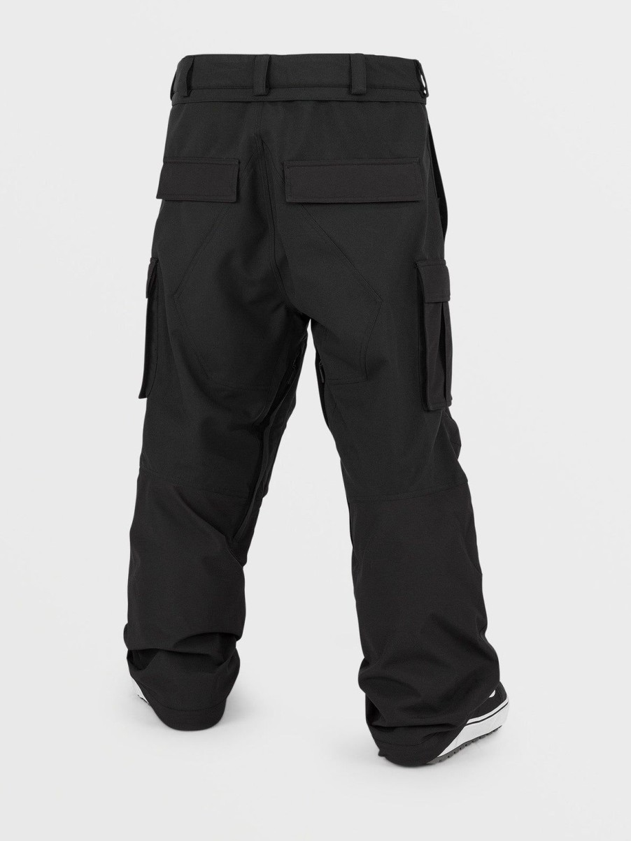 Homme Volcom Pantalons De Snow | Pantalon Baggy Nwrk Black