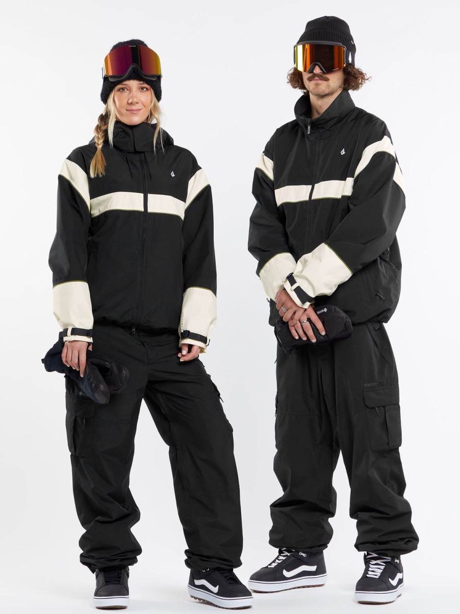 Femme Volcom Vestes De Snow | Veste Gore-Tex Melancon Black