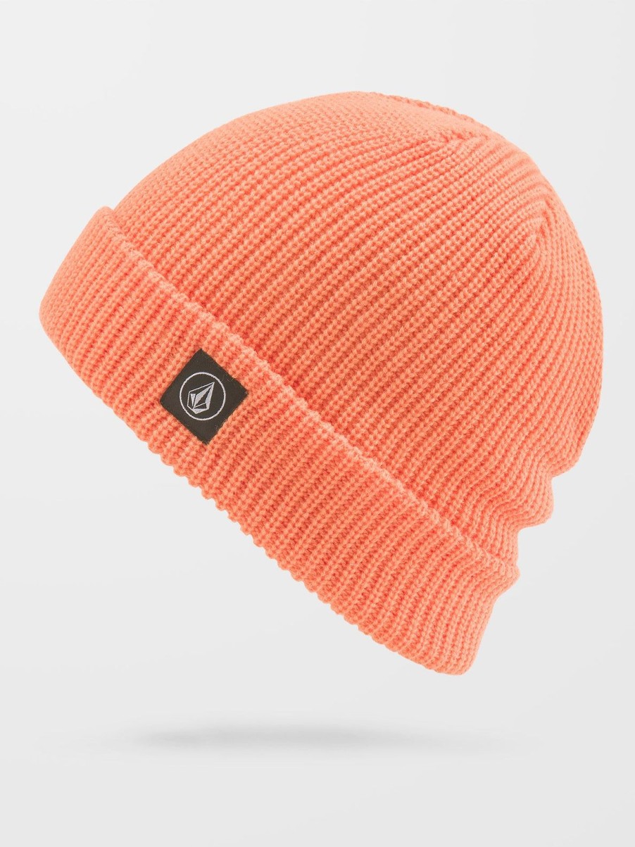 Femme Volcom Casquettes, Bonnets & Chapeaux | Bonnet Full Stone Coral