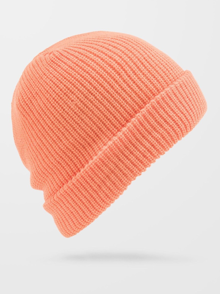 Femme Volcom Casquettes, Bonnets & Chapeaux | Bonnet Full Stone Coral