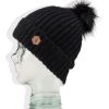 Femme Volcom Casquettes, Bonnets & Chapeaux | Bonnet Bobble V.Co Lyra Black