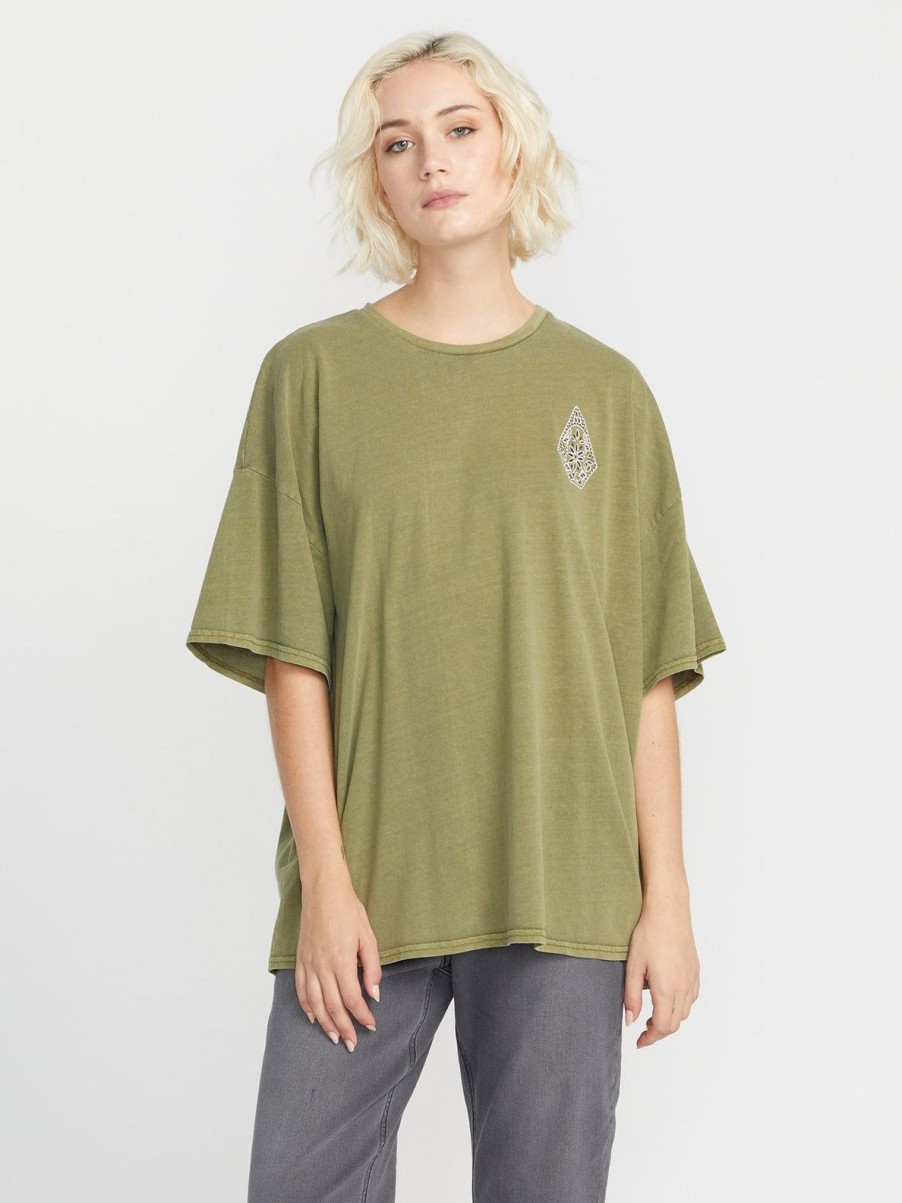 Femme Volcom T-Shirts & Debardeurs | T-Shirt My Guys Moss