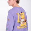 Homme Volcom T-Shirts & Polos | T-Shirt Nando Von Arb Paisley Purple