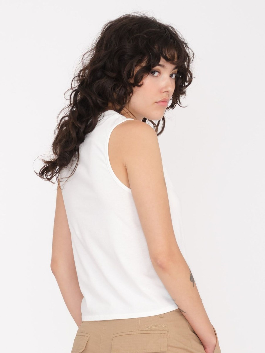 Femme Volcom T-Shirts & Debardeurs | Debardeur Arthur Longo Star White