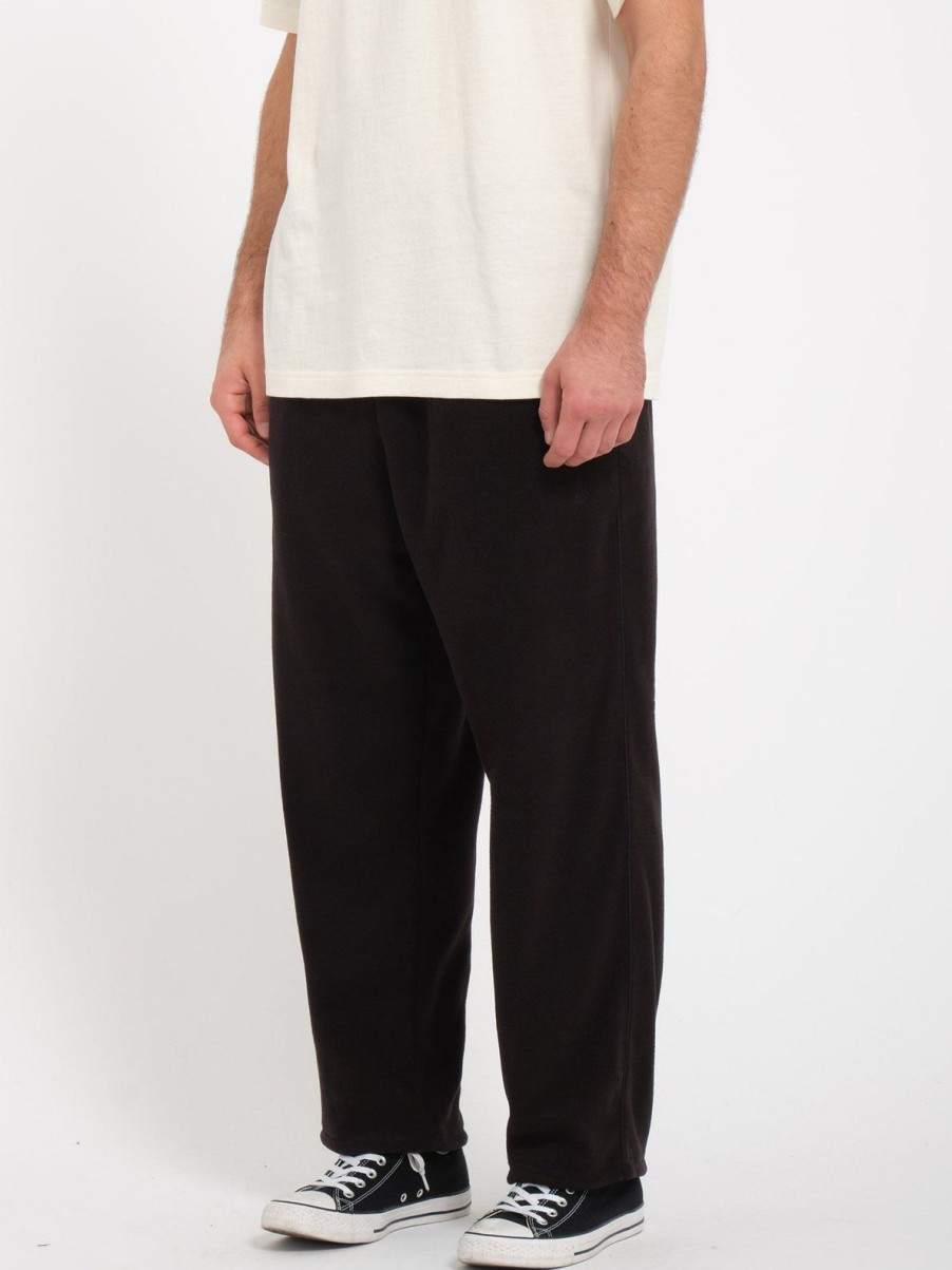 Homme Volcom Pantalons & Chinos | Pantalon Bowered Light Fleece Black