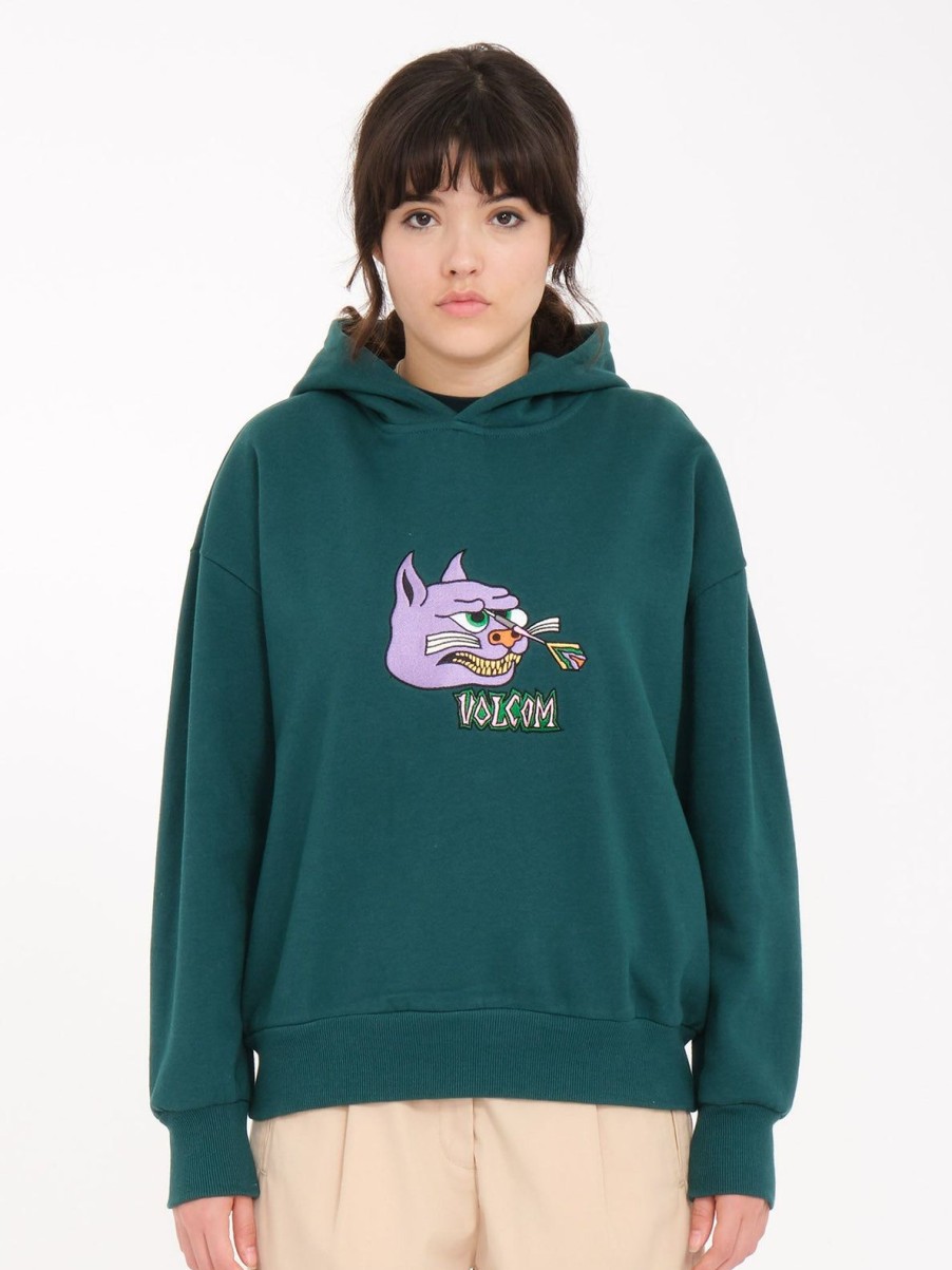 Femme Volcom Sweats | Sweat A Capuche Nando Von Arb Ponderosa Pine