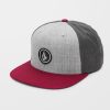 Homme Volcom Casquettes & Bonnets | Casquette Quarter Twill Oxblood