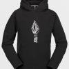 Garcons Volcom Pulls Et Polaires | Sweat A Capuche Hotlapper (Enfant) Black