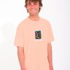 Homme Volcom T-Shirts & Polos | T-Shirt Arthur Longo 3-Saumon Salmon