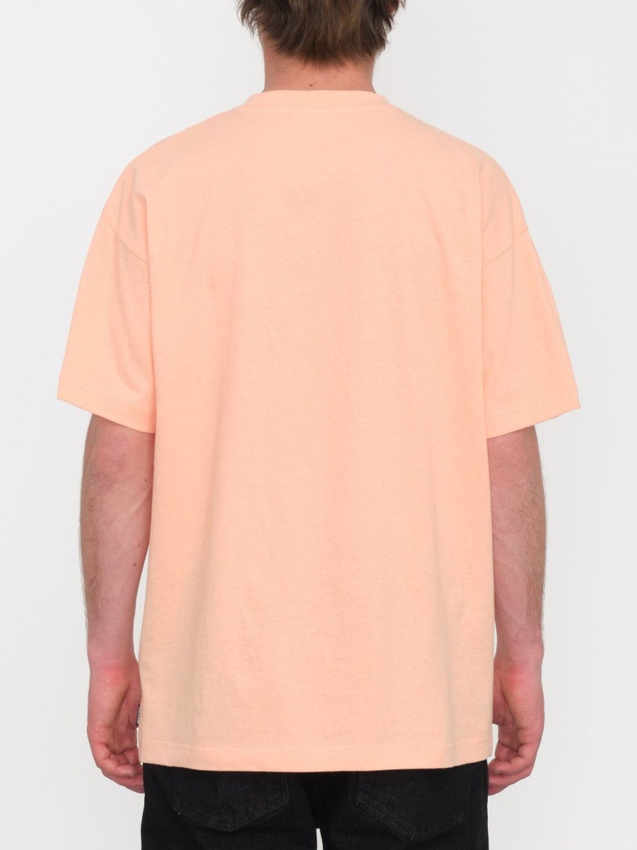 Homme Volcom T-Shirts & Polos | T-Shirt Arthur Longo 3-Saumon Salmon