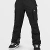 Homme Volcom Pantalons De Snow | Pantalon New Articulated Black