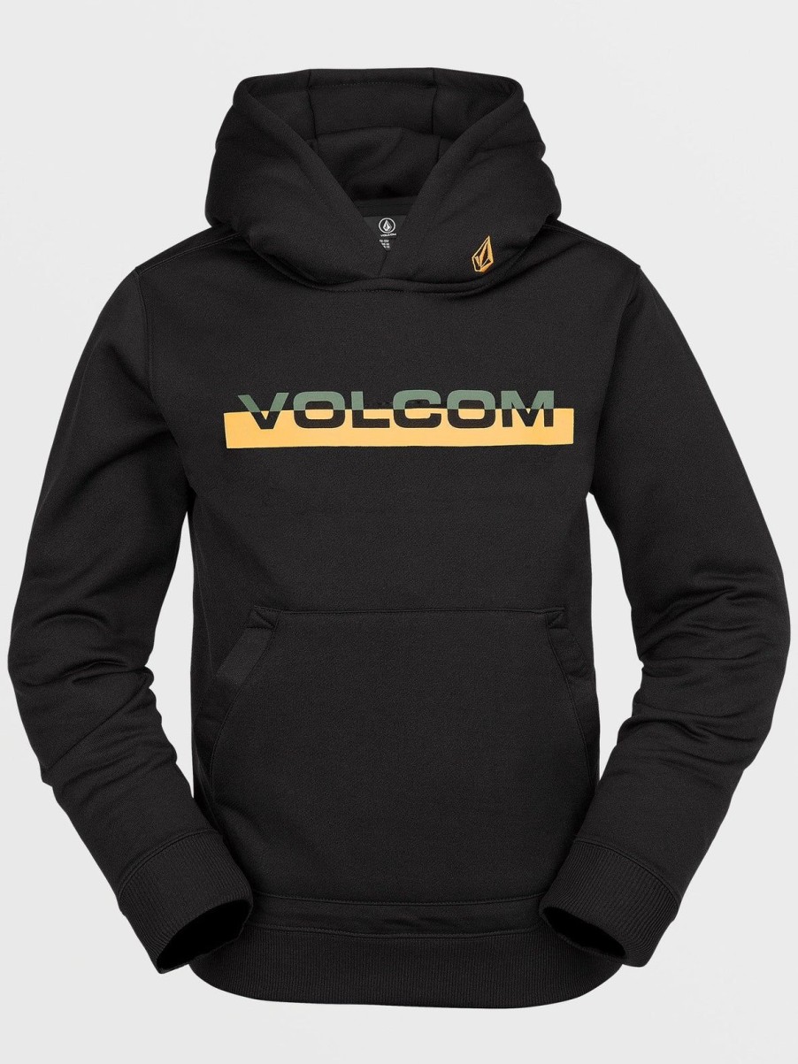 Garcons Volcom Sweats | Sweat A Capuche Youth Riding (Enfant) Black