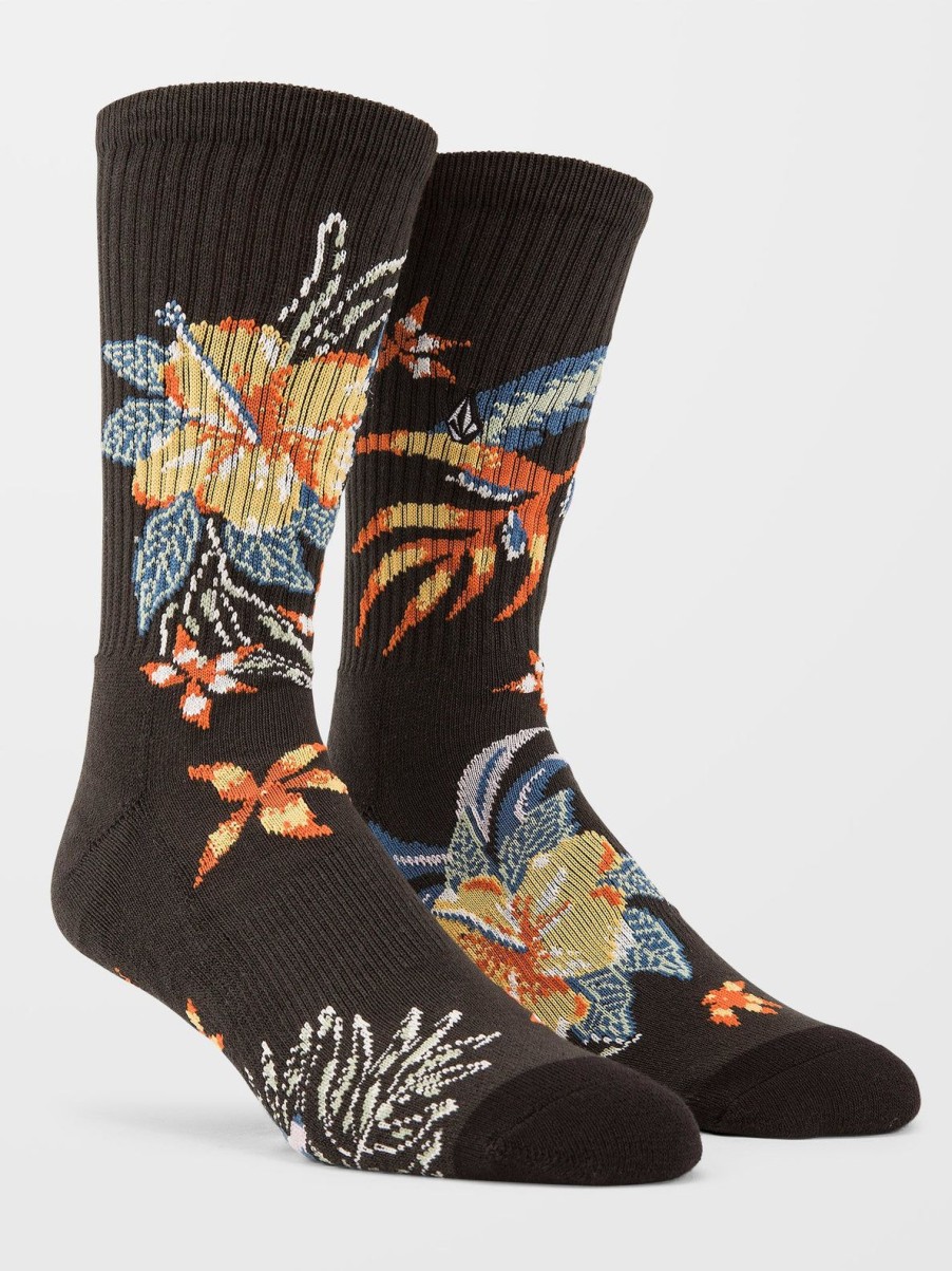 Homme Volcom Chaussettes | Chaussettes Stoney Stone Stealth