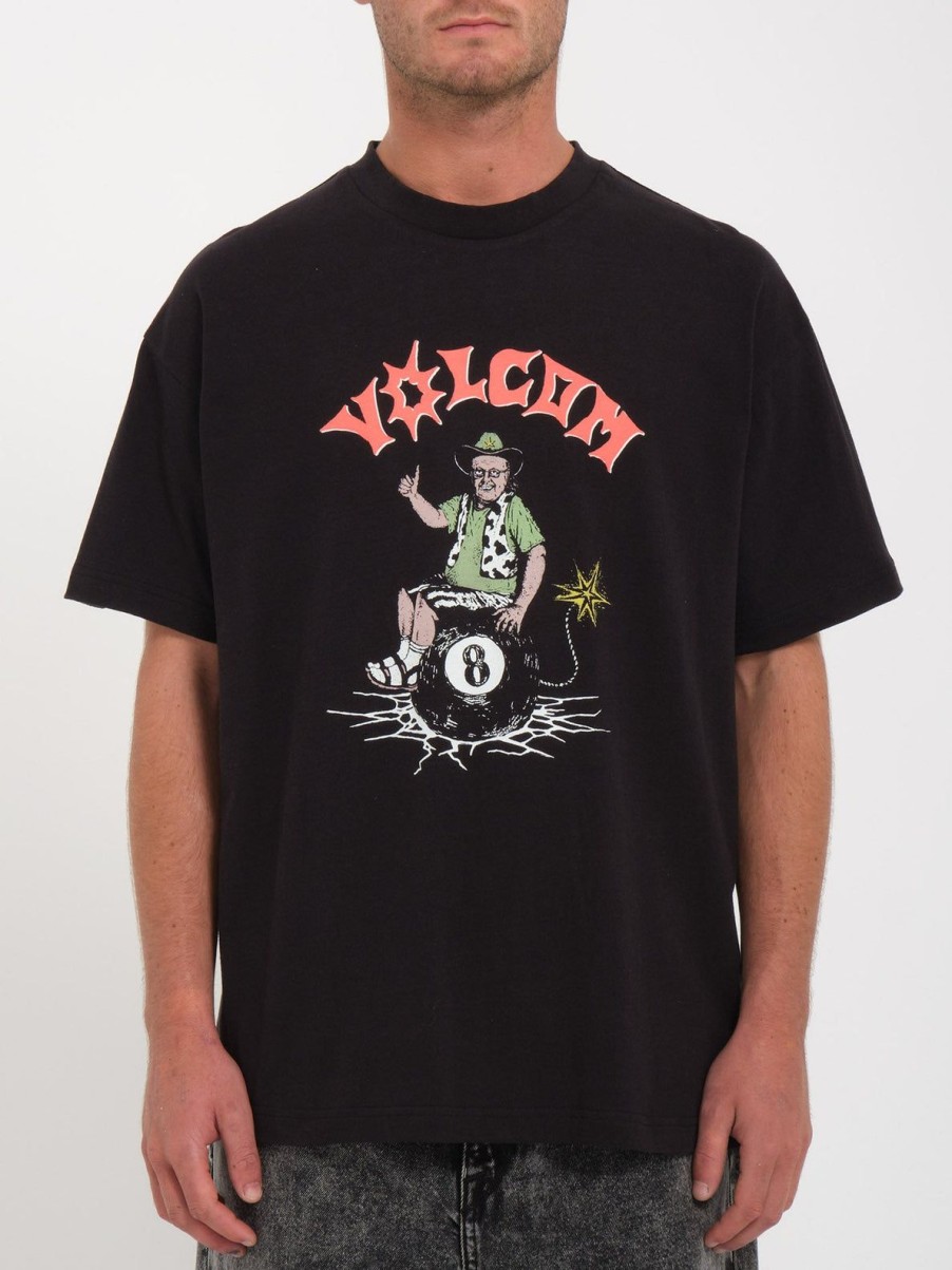 Homme Volcom T-Shirts & Polos | T-Shirt Last Shot Black