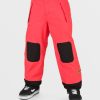 Homme Volcom Pantalons De Snow | Pantalon Gore-Tex Longo Orange