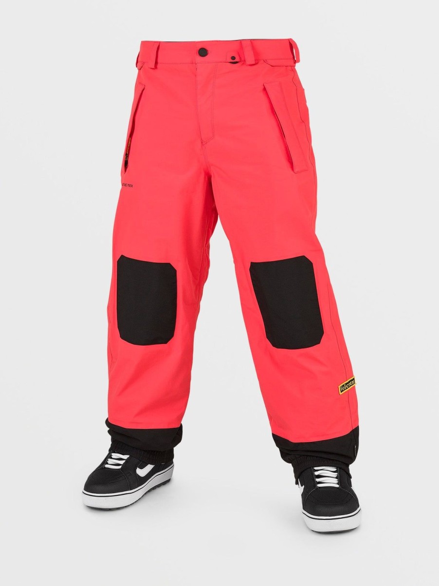 Homme Volcom Pantalons De Snow | Pantalon Gore-Tex Longo Orange