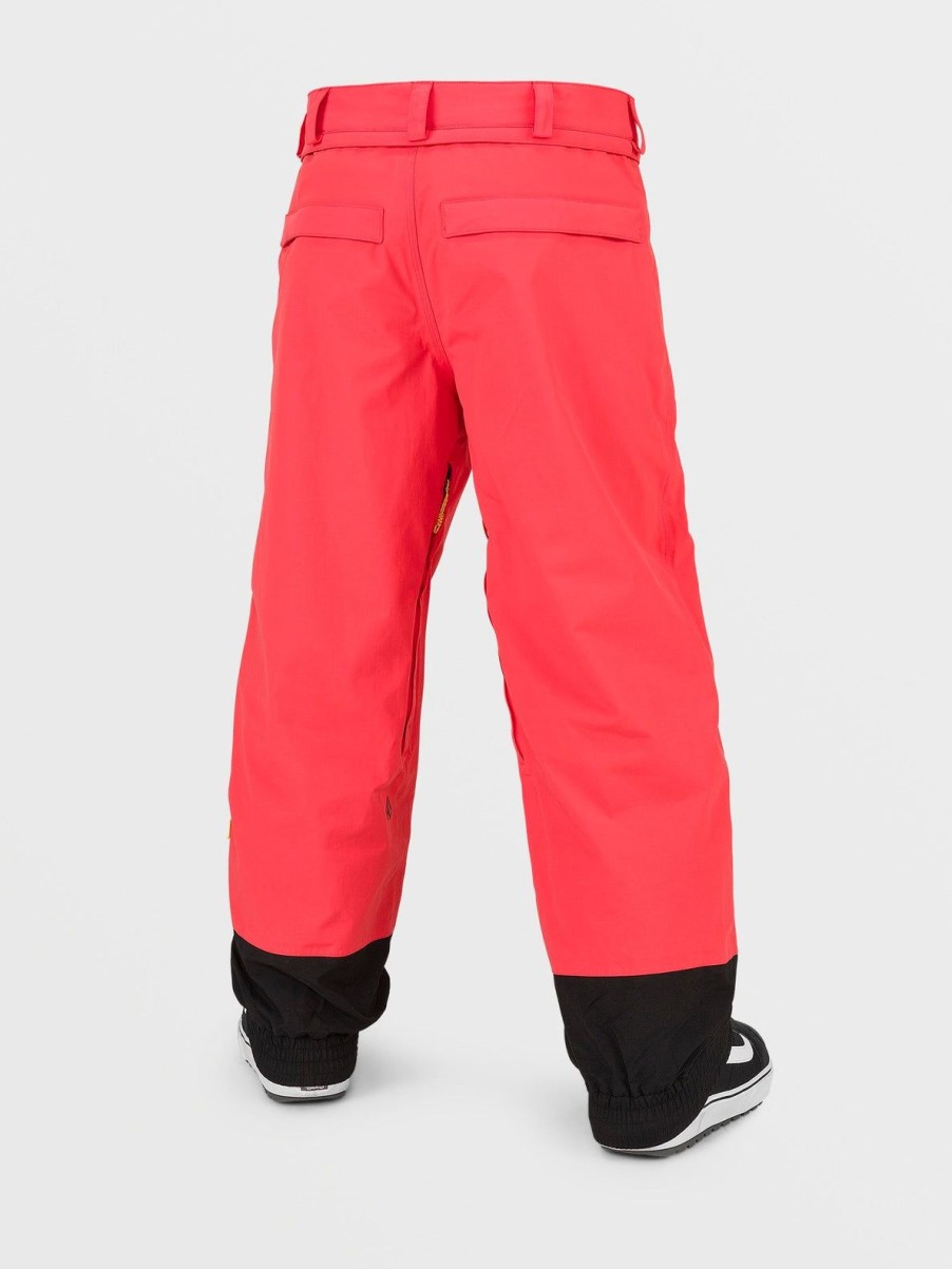 Homme Volcom Pantalons De Snow | Pantalon Gore-Tex Longo Orange